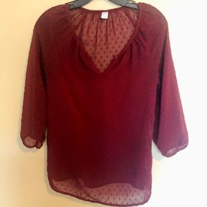 Sheer women’s blouse
